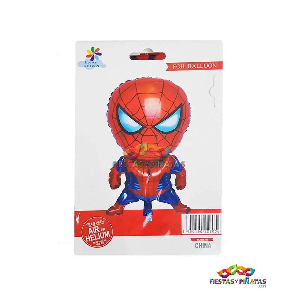 GLOBO SPIDERMAN METALIZADO - Fiestas y Piñatas Bogotá ✓ - Piñatería Online